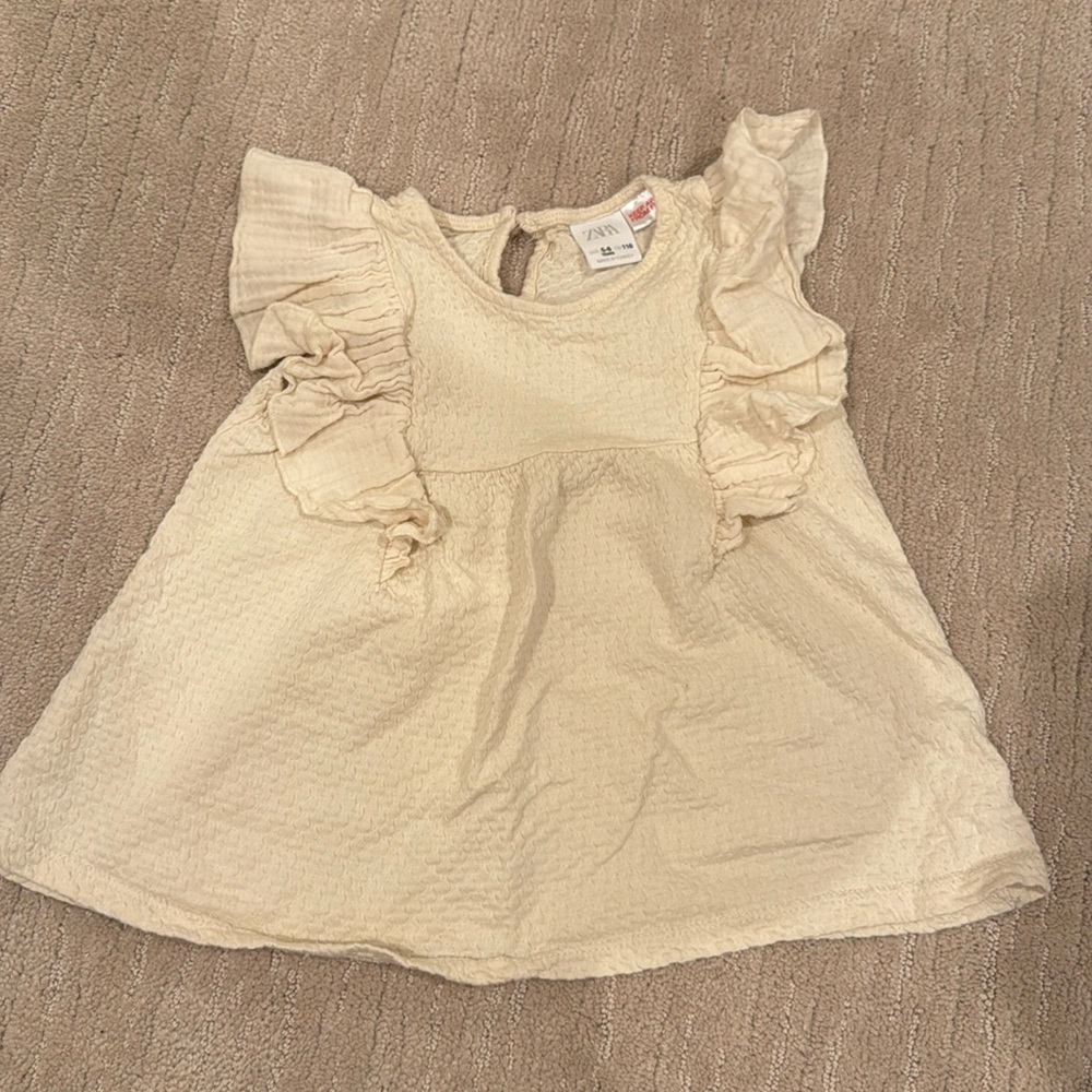 Zara cream shirt